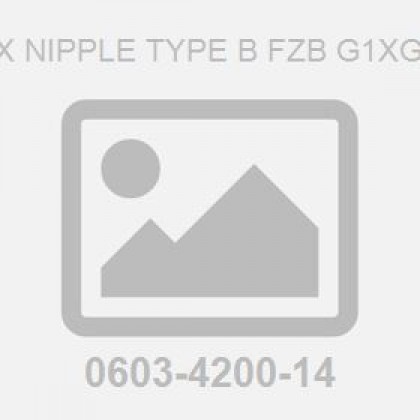 Hex Nipple Type B Fzb G1Xg3/4